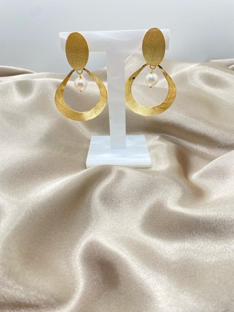 BRINCOS c/ PEDRA QUARTZ