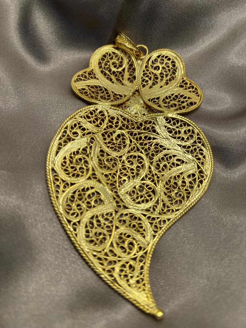 Medalha Coração de Viana em Filigrana