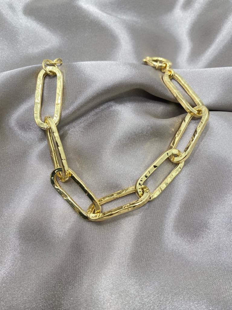 Pulseira c/ Elos Retangulares
