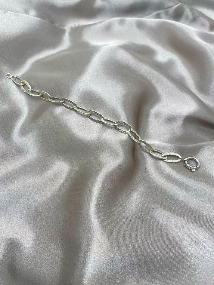 Pulseira c/ Elos Ovais Rustico