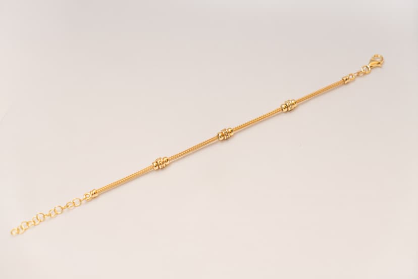 Pulseira Malha de Manga c/ 3 Elementos